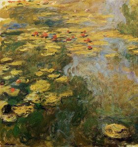 The Water-lily Pond (left Side) — Claude Monet, Impressionism