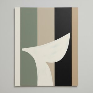 Monolithic Serenity: An Organic Silhouette Amidst Rhythmic Earth Tones And Architectural Grace — Laurent Fabre