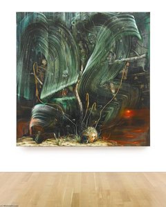 Lovers With Clown Storm — Nigel Cooke