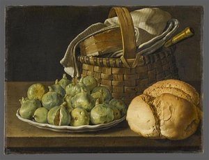 Nature Morte Aux Figues — Luis Egidio Meléndez, Baroque
