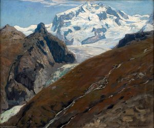 Monte Rosa From The Schwarzsee — Eugen Felix Prosper Bracht