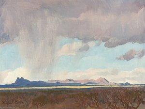Rain For The Gulf — Maynard Dixon