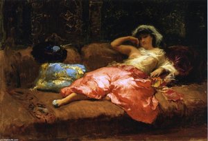 Odalisque — Frederick Arthur Bridgman