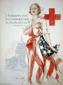 Wwi American Red Cross Poster — Harrison Fisher