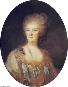 Portrait Of Daria Dmitriev Manova. — Fyodor Stepanovich Rokotov