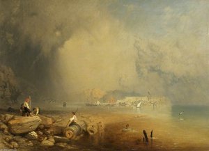 Mediterranean Coastal Scene — James Baker Pyne