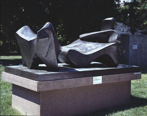 Three-piece Reclining Figure No. 2, Bridge Prop — Henry Moore, Modernism
