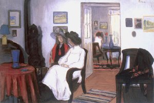 White Wall, Brown Furniture — József Rippl-rónai