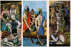Departure, Mittpartiet T — Max Beckmann