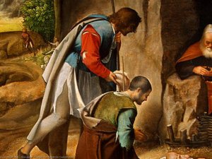 Adoration Of The Shepherds (detail)_3 — Giorgione