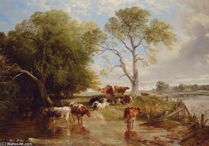 Morning In The Meadow — Frederick Richard Lee