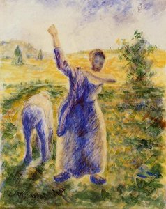 Workers In The Fields — Camille Pissarro