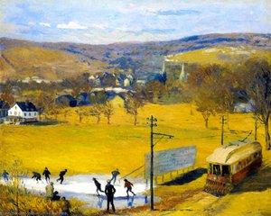 View Of West Hartford — William James Glackens, Ashcan School