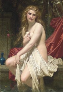 Susannah At Her Bath — Hugues Merle