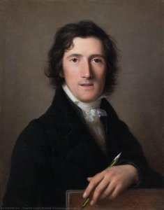Portrait Of Tommaso Minardi — Gaspare Landi, Neoclassical Portraiture