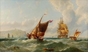 Off The Coast, Probably Whitby — John Callow
