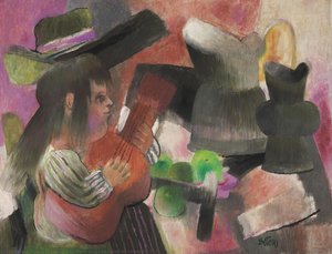 Guitar Lesson — Fernando Botero