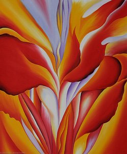 Red Canna — Georgia O'keeffe, Precisionism