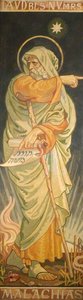Stained Glass Design, Malachi — Frederick James Shields