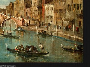 View On The Cannaregio Canal — Francesco Lazzaro Guardi