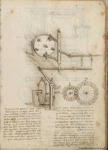 Codex Madrid I, F.7r — Leonardo Da Vinči, High Renaissance