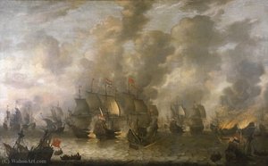 The Battle Of Scheveningen — Jan Abrahamsz Beerstraten