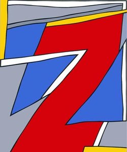 Ancient Image — Nicholas Krushenick, Geometric Abstraction