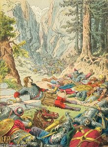 Roland At Roncevaux — Frederic Theodore Lix