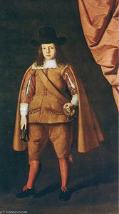 Portrait Of The Duke Of Medinaceli — Francisco De Zurbarán, Spanish Baroque