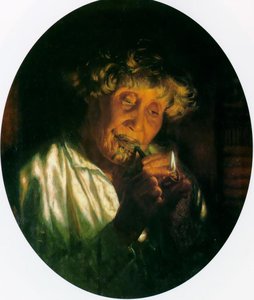 Night In The Whare — Charles Frederick Goldie