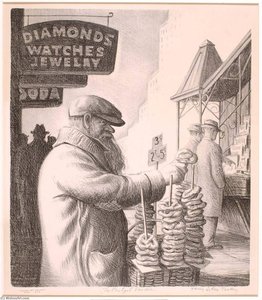 Pretzel Vendor — Harry Leroy Taskey