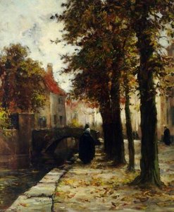 'quai Vert', Bruges, Belgium — Frank Spenlove Spenlove