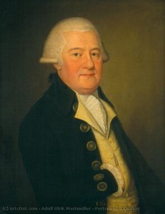 Portrait Of A Quaker — Adolf Ulrik Wertmüller