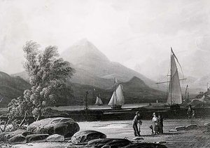 View Of Burn Moor, (painting) — Robert W. Salmon