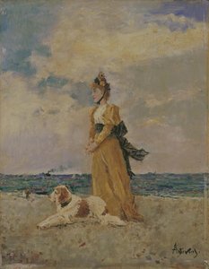 Dame Au Chien — Alfred Stevens