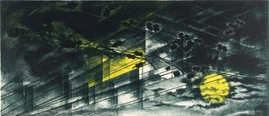 Yellow Moon — Louis Lozowick