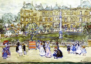 The Louvre — Maurice Brazil Prendergast