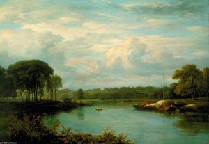 The Thames At Twickenham — William Havell