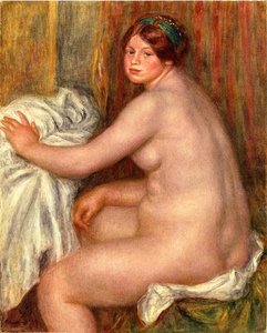 Seated Bather 1 — Pierre-auguste Renoir, Impressionist Painting