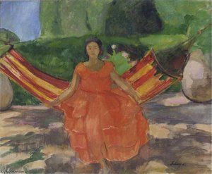The Rose Colored Robe — Henri Lebasque