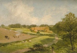 Landscape With Farm Buildings — James Peel