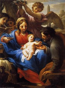Rest During The Flight To Egypt — Francesco Mancini, Baroque