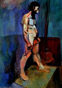Homme Nu Huile Sur Toile - (99,3x72.7) — Henri Matisse, Fauvism