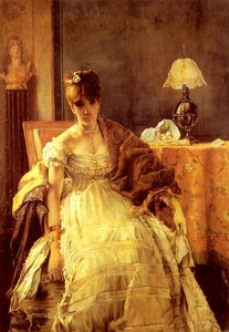 Lovelorn — Alfred Stevens, Realism