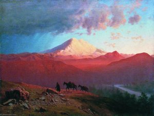 Mount Elbrus at Sunset