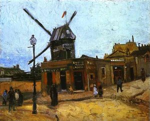 Le Moulin De La Galette — Vincent Willem Van Gogh, Post-impressionism