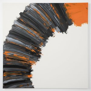 Kinetic Embers: A Monumental Study Of Charcoal Motion And Radiant Spontaneity — Christian Noiret, Contemporary Abstract Painting
