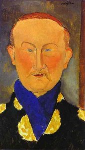 Portrait Of Leon Bakst — Amedeo Clemente Modigliani