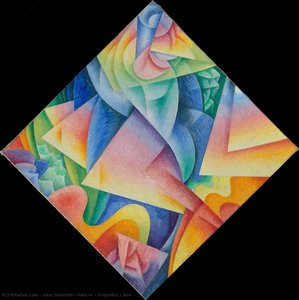 Dancer = Propeller = Sea — Gino Severini, Italian Futurism