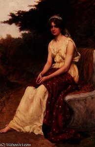 Young Girl Wearing A Yellow Dress — William Oliver